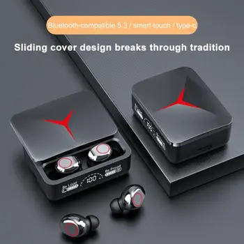 M90 Bezvadu Austiņas Saprātīga Trokšņa Camcelling LED Ciparu Displejs Bluetooth-compatible5.3 Mini Mūzikas Bluetooth Austiņas