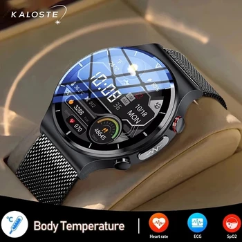 2022 Jaunu Smart Skatīties Vīrieši EKG+PPG asinsspiediens, Sirdsdarbības Pulksteņi IP68 Ūdensnecaurlaidīga Fitnesa Tracker Smartwatch Par Huawei Xiaomi