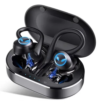 TWS Bluetooth 5.1 Austiņas Ar Mikrofonu Bezvadu Austiņas HiFi Stereo Auss Āķis Earbuds Trokšņa Samazināšanas Ūdensizturīgs Austiņas