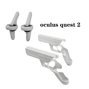 VR Spēle Gun par Oculus Quest 2 Kontrolieris Pistole Gadījumā ar Iedarbinātu Ciešākas FPS Spēļu Pieredzi, kas ir Saderīga ar Pistoli