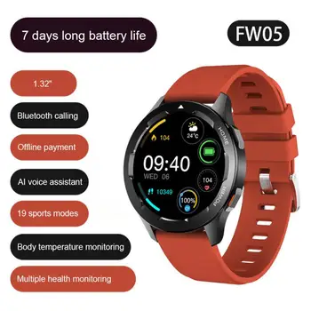 JAUNU 2022 Smart Skatīties Vīrieši Smartwatch NFC Piekļuves Kontroles Bluetooth Zvanu Temperatūra, Sirds ritma Asins Skābekļa Noteikšanas Sporta Skatīties