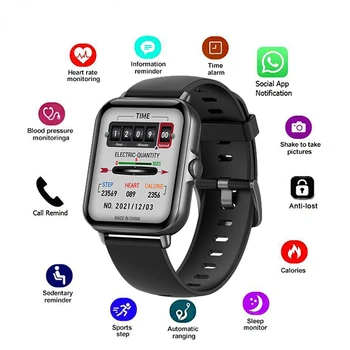 GTS3 Smart Skatīties L21 Tehnoloģija Smart Aproce HD Ekrānu, Bluetooth Smart Dial rokas Pulkstenis Vīriešiem, Sievietēm, Sporta, Fitnesa Tracker IOS