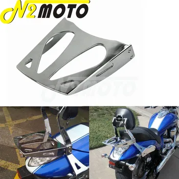 Chrome Motocikla Aizmugurējā Atzveltne Noņemams Sissybar Aizmugures Sēdeklim Bagāžnieks Turētājs Suzuki M109R 2006-2016 Kravu Atbalstu Plauktā