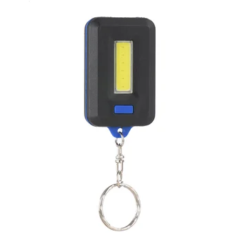 1gb Portatīvie Mini COB LED Keychain Lukturīti, Atslēgu piekariņi Keyring ABS Trīs Režīmā Gaismas Lampa Karabīne Par Tūrisma Pārgājieni Zvejas 