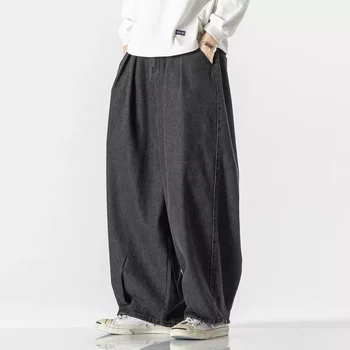 Vīriešu Joggers Treniņbikses Japāņu Streetwear Cilvēks Bikses Bikses Gadījuma Baggy Vīriešu Bikses Modes 5XL Džinsa Harēma Bikses