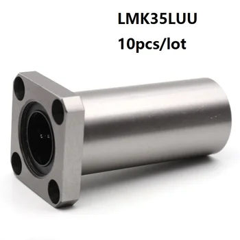 10pcs/daudz LMK35LUU Ilgi Tipa, Taisnstūra formas Atloku Lineāro Gultņu CNC Lineāro Bušs par 3D printera daļas