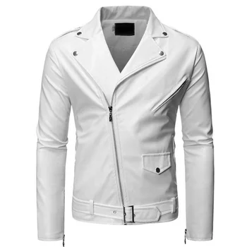 Rudens 2022 Jaunu Uzvalku Ādas Jaka/ Business Modes Vīriešu Slim Fit Ādas ādas jaka/gadījuma mākslīgās ādas vīriešu apģērbs