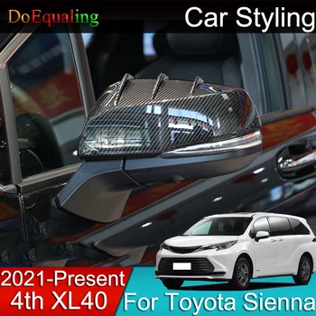 Atpakaļskata Spoguļa Vāciņš Atstarotājs Segtu Modifikāciju Automašīnas salona Piederumi Toyota Sienna 4. XL40 2020 2021 2022