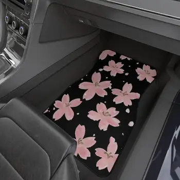 Cherry Blossom Automašīnas Grīdas Paklāji Modelis Auto Paklāji Sakura Auto Piederumi Cute Auto Piederumi JDM Ziedu Anime Grīdas Paklāji Kawaii Ca