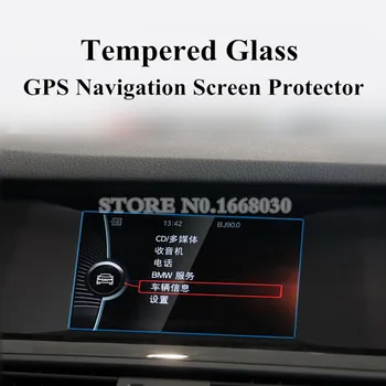 Maza Izmēra Rūdīts Stikls GPS Navigācijas Ekrāna Aizsargs BMW 5 Series F10 F11 GT F07 Car accesories interjera Automašīnu dekorēšana