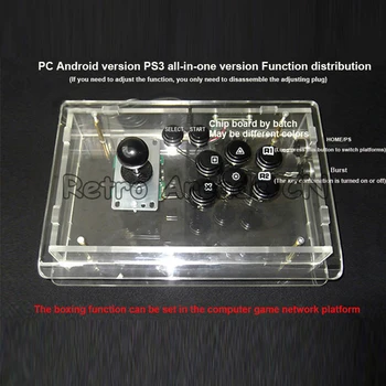 Arcade MAME Konsoli PS3 PS Spēli Nulle Kavēšanās Šūpuļzirgs Kursorsviru Sanwa Sākotnējā Push Button USB Disku PC Datoru NFBA Simulators