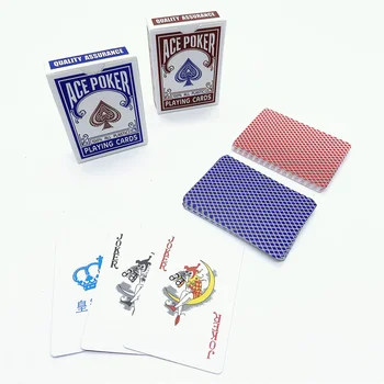 Karstās 2 Gab./Daudz Poker Hold ' em, Ūdensizturīgs, Nodiluma izturīgs Plastmasas Spēļu Kārtis, galda Spēles, Pokera Kārtis 63*88mm
