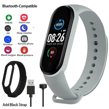 Sporta Smart Digital Watch Sievietēm, Vīriešiem Saderīgu Bluetooth Zvanu Atgādinājumu Ziņu Push ar Sirds ritma Monitors Fitnesa Band