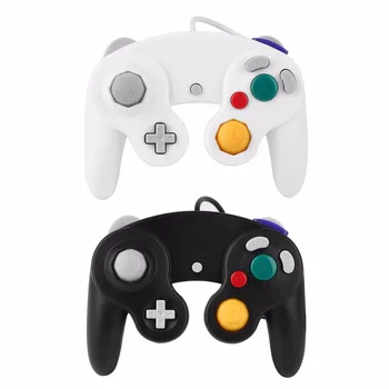Augstas kvalitātes Vadu Spēli Šoks JoyPad Vibrācijas Nintendo Wii GameCube par NGC Kontrolieris Pad Veicināšana