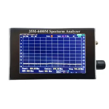 35M-4400M 4.3 Collu LCD Ekrānu Profesionālus Rokas Vienkārši Spektra Analizators ar Mērījuma Sakaru Signāls
