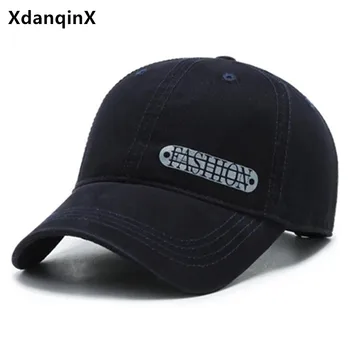 XdanqinX Rudens vīriešu kokvilnas beisbola cepure snapback cap regulējams izmērs zīmolu sporta vāciņi vīrieši sievietes ikdienas klp sieviešu cepures