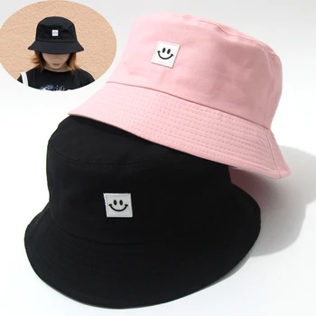 Modes Unisex Spaiņa Cepuri Candy Krāsas Smaidu Sejā Saules Cepure, Āra Sporta Ceļojuma Pludmales Cepures Zvejnieku Cepures Hip Hop Sieviešu Klp