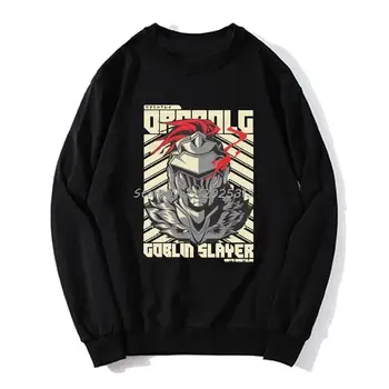 Goblin Slayer Pelēkā Vārna Classic Otaku Dark Fantasy, Anime, Manga, Vīriešu Džemperi Krekli Hip Hop Gada Pavasarī, Rudenī Harajuku Streetwear
