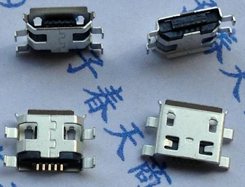 20pcs Micro USB 5pin B tipa 0.8 mm Sieviešu Savienotājs HuaWei Ascend Y221 mini USB Ligzda Uzlādei asti kontaktdakšu port savienotājs