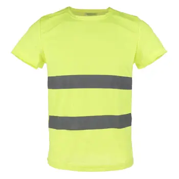 Augstas Redzamības Atstarojošs T Krekls Atstarojoša Drošības Apģērbs Ātri Atstarojošs Nakts Krekls -krekls ar Īsām Piedurknēm