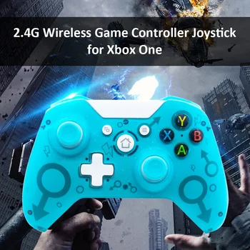 2.4 G Bluetooth X-Viens Bezvadu Kontrolieris Gamepad ar 6-ass dubultu vibrāciju Saderīgu Xbox-viens/GAB